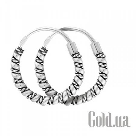 Серьги-кольца Серебряные серьги