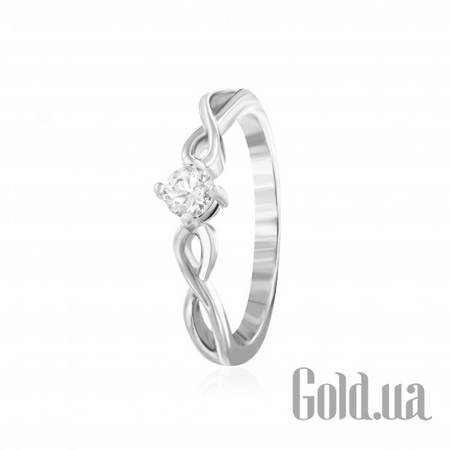 Кольцо Серебряное кольцо с Swarovski Zirconia, 17.5