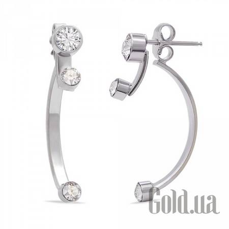 Пусеты (гвоздики) Серьги с кристаллами Swarovski