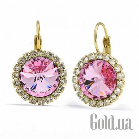Серьги Серьги с кристаллами Swarovski в позолоте