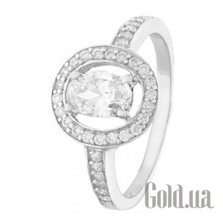 Кольцо Серебряное кольцо с  куб. циркониями, 16.5