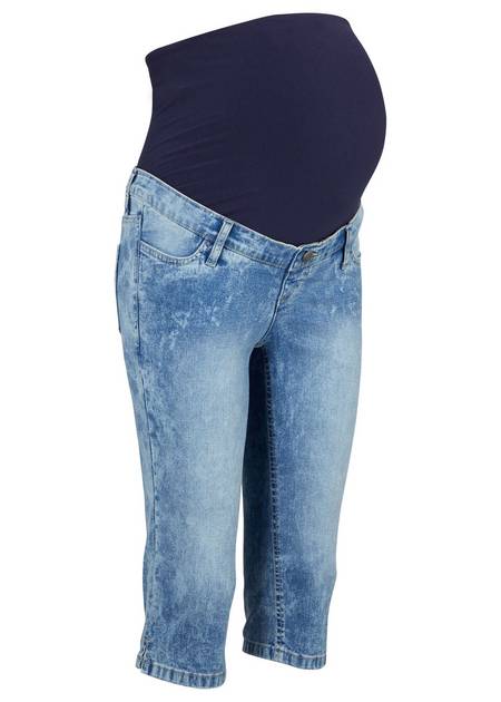 Капри джинсовые для беременных
