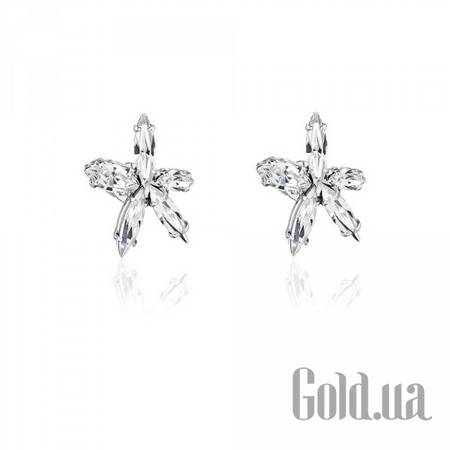 Пусеты (гвоздики) Серьги с кристаллами Swarovski