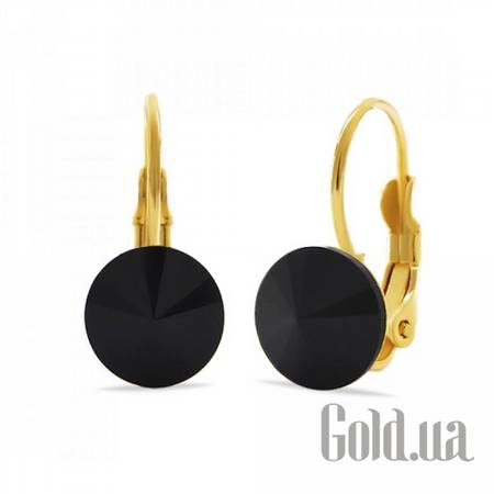 Серьги Серьги с кристаллами Swarovski в позолоте