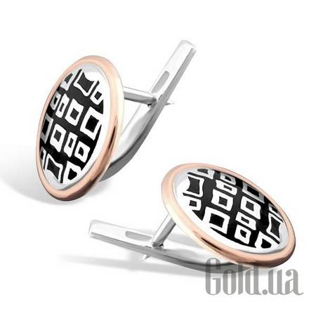 Серьги Серебряные серьги с эмалью