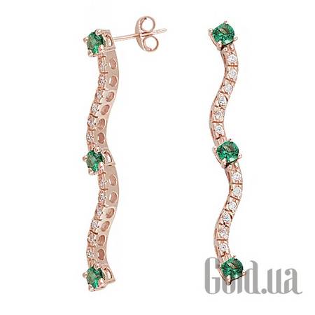 Серьги с подвесками Золотые серьги