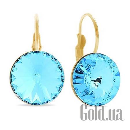 Серьги Серьги с кристаллами Swarovski в позолоте