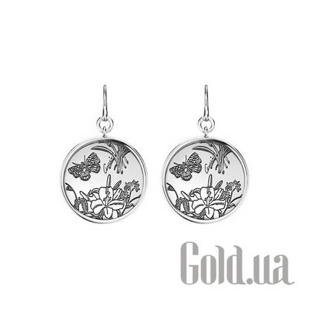 Серьги с подвесками Серебряные серьги