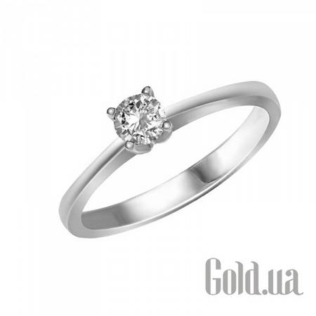 Кольцо Золотое кольцо с бриллиантом 0.25 карат, 17.5