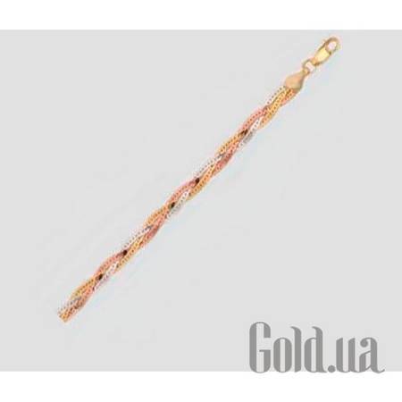 Женские браслеты Женский серебряный браслет в позолоте, 19