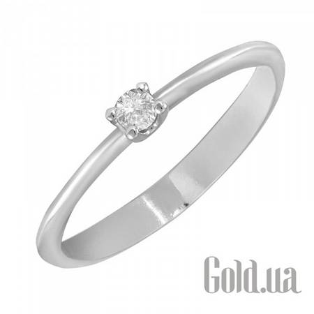 Кольцо Золотое кольцо с бриллиантом, 17