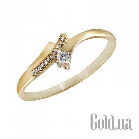 Кольцо Золотое кольцо с бриллиантами, 17