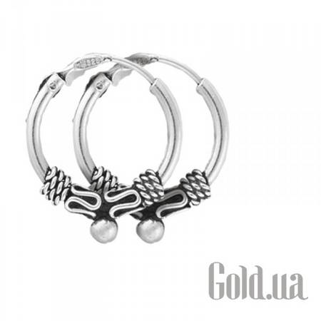 Серьги-кольца Серебряные серьги