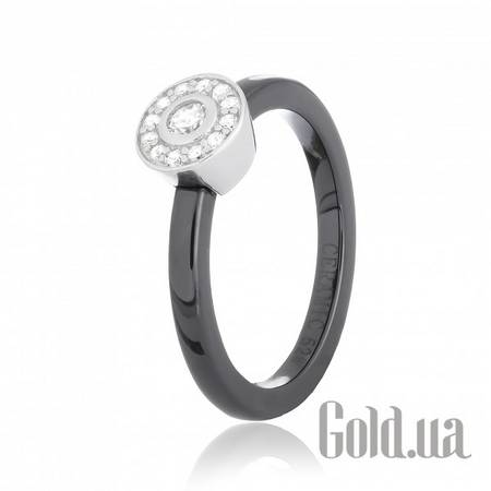 Кольцо Silvex925 Cеребряное кольцо с керамикой и куб. циркониями, 16.5