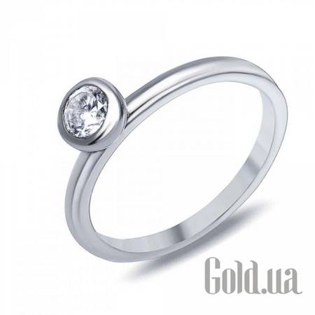 Кольцо Серебряное кольцо с куб. цирконием, 16