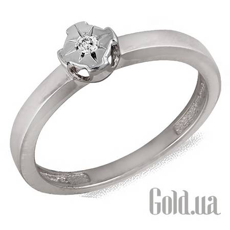 Кольцо Золотое кольцо с бриллиантом, 17
