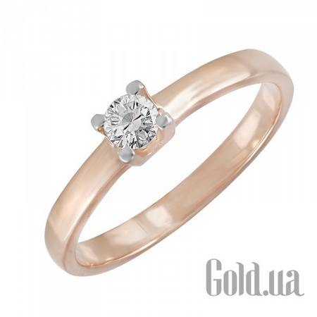 Кольцо Золотое кольцо с куб. цирконием, 17