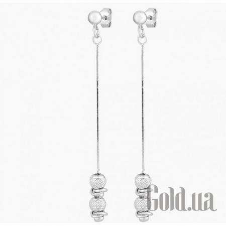 Серьги с подвесками Серебряные серьги