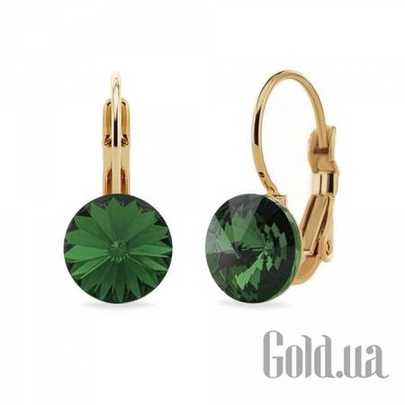 Серьги Серьги с кристаллами Swarovski в позолоте