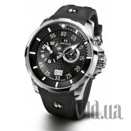 Швейцарские часы black-grey, ss, black silicon 4505.3.422