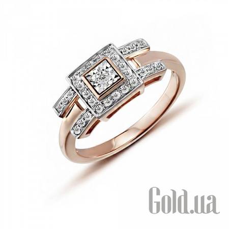 Кольцо Золотое кольцо с бриллиантами, 17