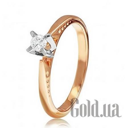 Кольцо Золотое кольцо с бриллиантом, 17