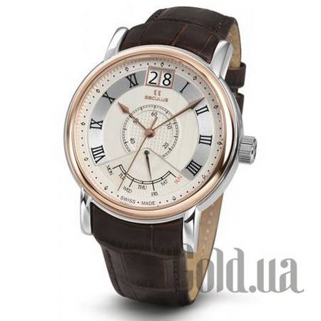 Швейцарские часы white, ss-r, brown leather 4506.3.7003