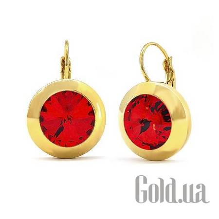 Серьги Серьги с кристаллами Swarovski в позолоте