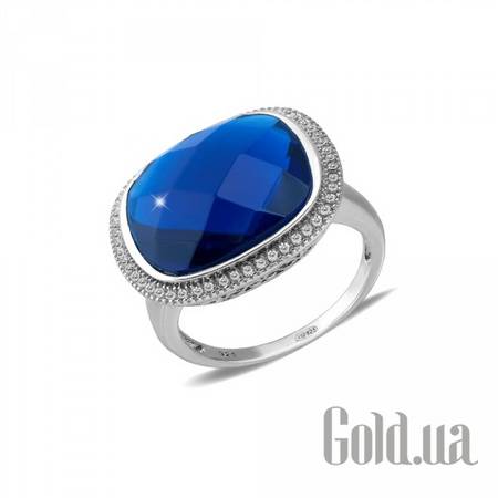 Женские кольца Женское серебряное кольцо с куб. циркониями, 19.5