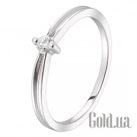 Кольцо Золотое кольцо с бриллиантом, 15.5