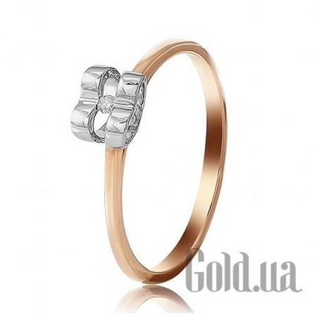 Кольцо Золотое кольцо с бриллиантом, 17.5