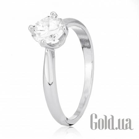 Кольцо Серебряное кольцо с куб. цирконием, 16.5