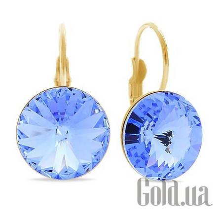 Серьги Серьги с кристаллами Swarovski в позолоте