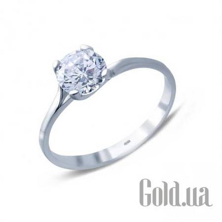 Кольцо Серебряное кольцо с куб. цирконием, 15.5