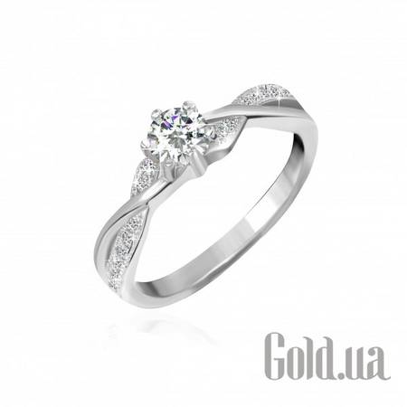 Кольцо Silvex925 Серебряное кольцо с куб. циркониями, 18.5