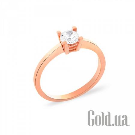 Кольцо Золотое кольцо с куб. цирконием, 18