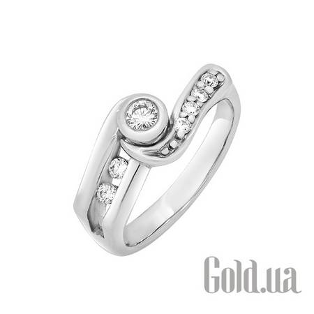 Кольцо Золотое кольцо с бриллиантами, 18.5