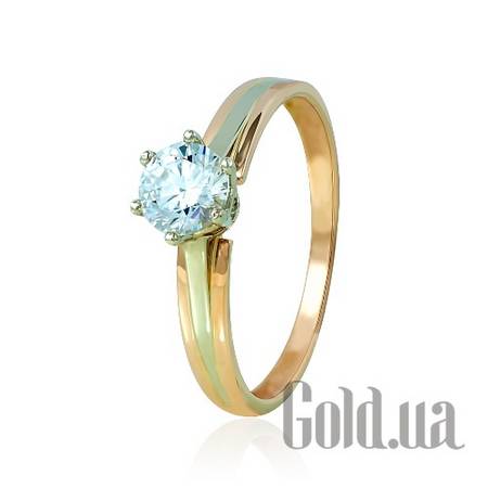 Кольцо Золотое кольцо с кристаллом 