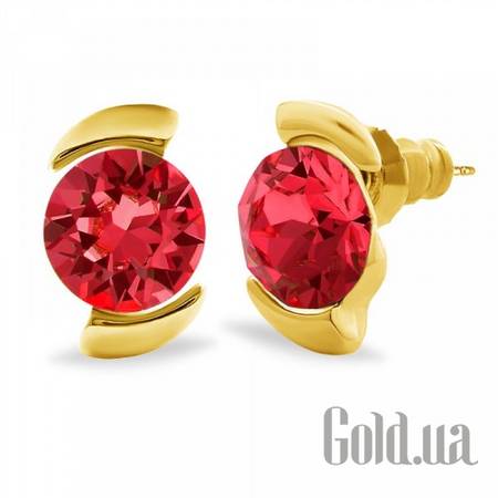 Пусеты (гвоздики) Серьги с кристаллами Swarovski