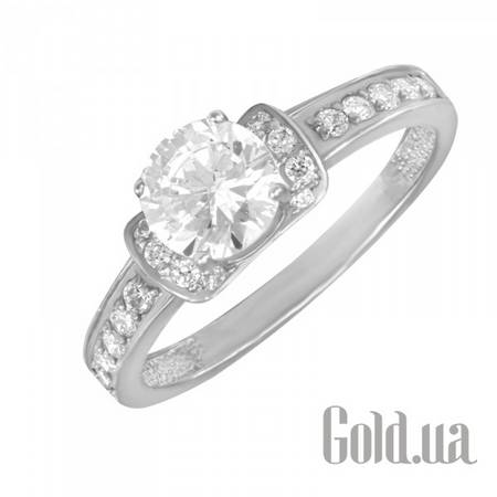 Кольцо Золотое кольцо с куб. циркониями, 19.5