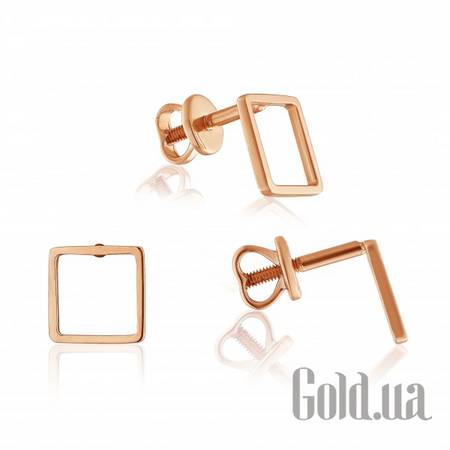 Серьги-гвоздики Золотые серьги