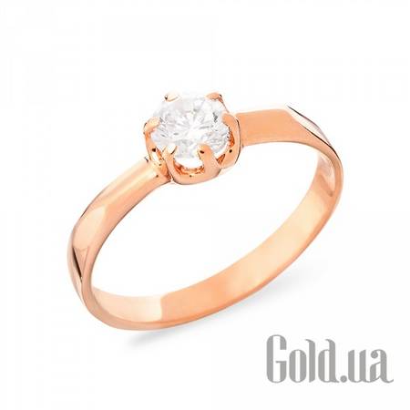 Кольцо Золотое кольцо с куб. цирконием, 16.5