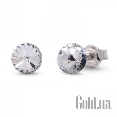 Пусеты (гвоздики) Серьги с кристаллами Swarovski