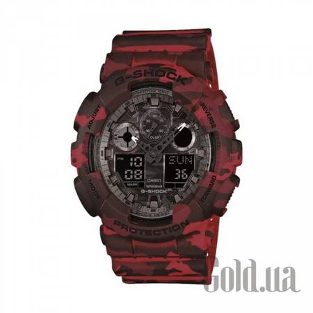 Японские часы G-Shock GA-100CM-4AER