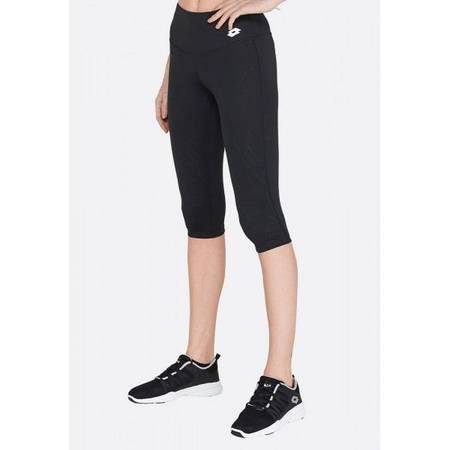 Леггинсы женские Lotto VABENE W II LEGGING MID PRT3 PL  ALL BLACK 212959/1CL