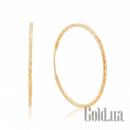 Серьги-кольца Золотые серьги