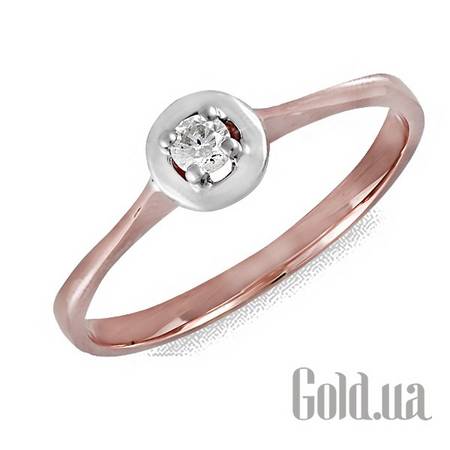 Кольцо Золотое кольцо с бриллиантом, 17