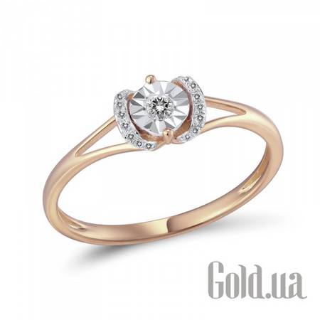 Кольцо Золотое кольцо с бриллиантами, 17