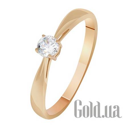 Кольцо Золотое кольцо с куб. цирконием, 16.5
