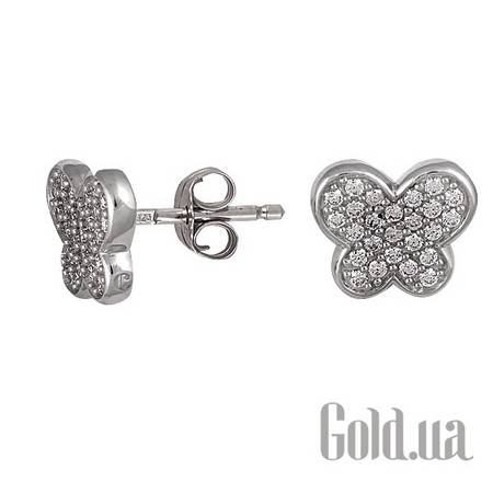 Серьги-гвоздики Серебряные серьги